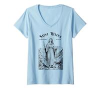 Womens Archaeology Patron Saint Helena Archaeologist Archaeologists V-Neck T-Shirt