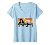 Women's Arches National Park V-Neck T-Shirt
