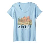 Women's Arches National Park V-Neck T-Shirt