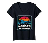 Women's Arches National Park V-Neck T-Shirt