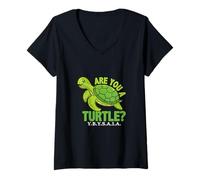 Women's are You A Turtle YBYSAIA Ancient Honorable Order Club Drink V-Neck T-Shirt