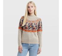 Women's Arelia Ikat Knitted Jumper, Beige 12