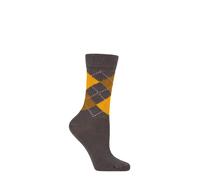 Women's Argyle Diamond Socks Burlington Whitby Extra Soft in Many Colours 1 Pair