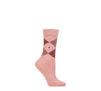 Women's Argyle Diamond Socks Burlington Whitby Extra Soft in Many Colours 1 Pair