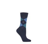 Womens Argyle Pattern Wool Socks Burlington Marylebone 3.5-7 Many Colours 1 Pair