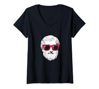 Women's Aristotle Philosophy Political Science V-Neck T-Shirt