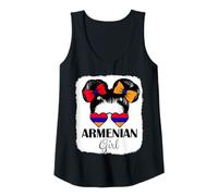 Womens Armenian Girl Armenia Flag Roots Pride Heritage Tank Top