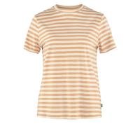 Women's Art Striped T-Shirt - Landsort Pink-Chalk White