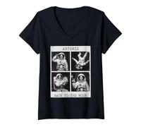 Women's Artemis Back to The Moon V-Neck T-Shirt