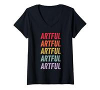 Women's Artful V-Neck T-Shirt