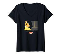 Women's Arthur Mixtape Cartoon V-Neck T-Shirt