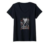 Women's Arthur Schopenhauer German Philosopher Philosophy V-Neck T-Shirt
