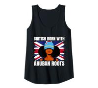 Womens Aruba Girl Heritage British Born Aruban Roots Pride Tank Top