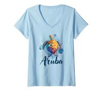 Women's Aruba Souvenir/Aruba V-Neck T-Shirt