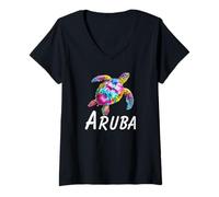 Women's Aruba Souvenir/Aruba V-Neck T-Shirt