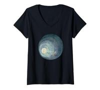 Womens Ascent of The Blessed by Hieronymus Bosch (1504) V-Neck T-Shirt