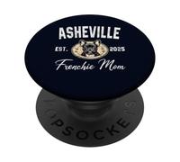 Womens Asheville Frenchie Mom French Bulldog NC Dog Lover PopSockets Adhesive PopGrip