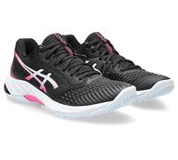 Women's ASICS Netburner Ballistic Netball Trainers Black New Size 4.5