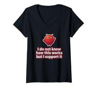 Women's Ask My Agent Agentic AI LLM Software Engineer Funny V-Neck T-Shirt