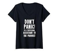 Womens Assistant to The Provost V-Neck T-Shirt