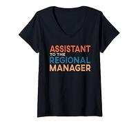 Womens Assistant to the Regional Manager Tshirt V-Neck T-Shirt