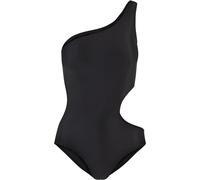 Women's asymmetrical 1-piece swimsuit Urban Classics Noir M