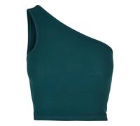 Women's asymmetrical crop top Urban Classics Green 4XL
