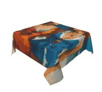 Womens At The Beach Table Cloth Washable Dinng Table Covers Decorative For Kitchen 60" X 60"