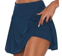 Women's Athletic Active Mini Skort Skirts Sport Golf Tennis Skirt Built-in Shorts High Waisted Skirt Trendy Summer Casual Skirt Tummy Control School Skirt A Line Skirt Lightweight Yoga Running Sale