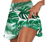 Women's Athletic Active Skirt Sports Floral Printed Skirt Summer Built-in Shorts Lightweight Skirt for Golf Tennis Skort 2 in 1 Running Shorts Inner Yoga Leggings Cycling Activewear Skirt Shorts Sale