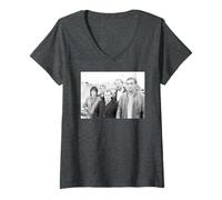 Womens Auf Wiedersehen Pet Cast Actor Jimmy Nail 1982 V-Neck T-Shirt