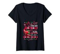 Women's August My Birthday Now Accepting Birthday Dinners Lunches V-Neck T-Shirt