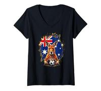 Women's Australia Tshirt Aussi Australian Outback Down Under Sydney V-Neck T-Shirt