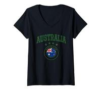 Women's Australia Tshirt Aussi Australian Outback Down Under Sydney V-Neck T-Shirt