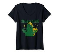 Women's Australia Tshirt Aussi Australian Outback Down Under Sydney V-Neck T-Shirt