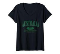 Women's Australia Tshirt Aussi Australian Outback Down Under Sydney V-Neck T-Shirt