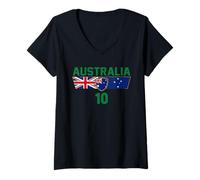 Women's Australia Tshirt Aussi Australian Outback Down Under Sydney V-Neck T-Shirt