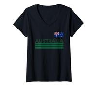 Women's Australia Tshirt Aussi Australian Outback Down Under Sydney V-Neck T-Shirt