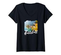 Womens Austria Hallstatt V-Neck T-Shirt