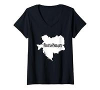 Womens Austria Hungary T-Shirt Austro-Hungarian Empire Austrian V-Neck T-Shirt