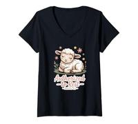 Womens Authorized to Rest Hebrews 4:9 V-Neck T-Shirt