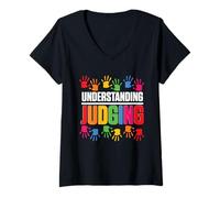 Womens Autistic & Awesome Autist Autism V-Neck T-Shirt