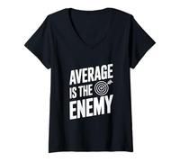 Women's Average is The Enemy V-Neck T-Shirt