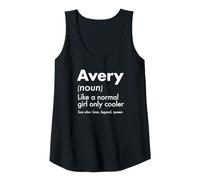Womens Avery Like A Normal Girl Only Cooler Queen First Name Tank Top