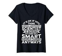 Women's Awesome Funny Clinical Laboratory Scientist Apparel Design V-Neck T-Shirt