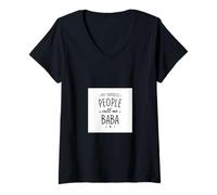 Women's Baba Gift: My Favorite People Call Me Baba V-Neck T-Shirt