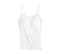 Women's Back Heart Thoracic Pillow Halter Vest Without Steel Ring Cup Outside Wear Underwear Yoga Exercise Vest Holder Glitter Top Party, White, 6XL