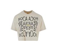 Just Rhyse Backprint Short Sleeve T-shirt Beige 2XL Woman