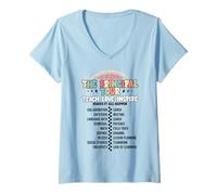 Womens Back to School The Principal Tour Funny Assistant First Day V-Neck T-Shirt