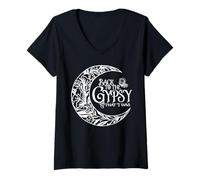 Womens Back To The Gypsy That I Was V-Neck T-Shirt